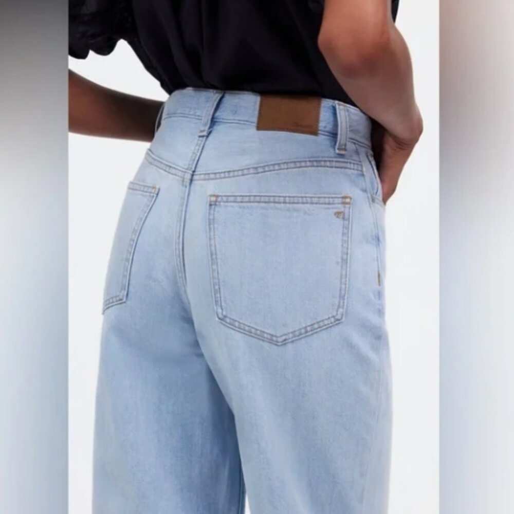 NWT Madewell 24 The Perfect Vintage Wide-Leg Crop Jean - Picture 2 of 10